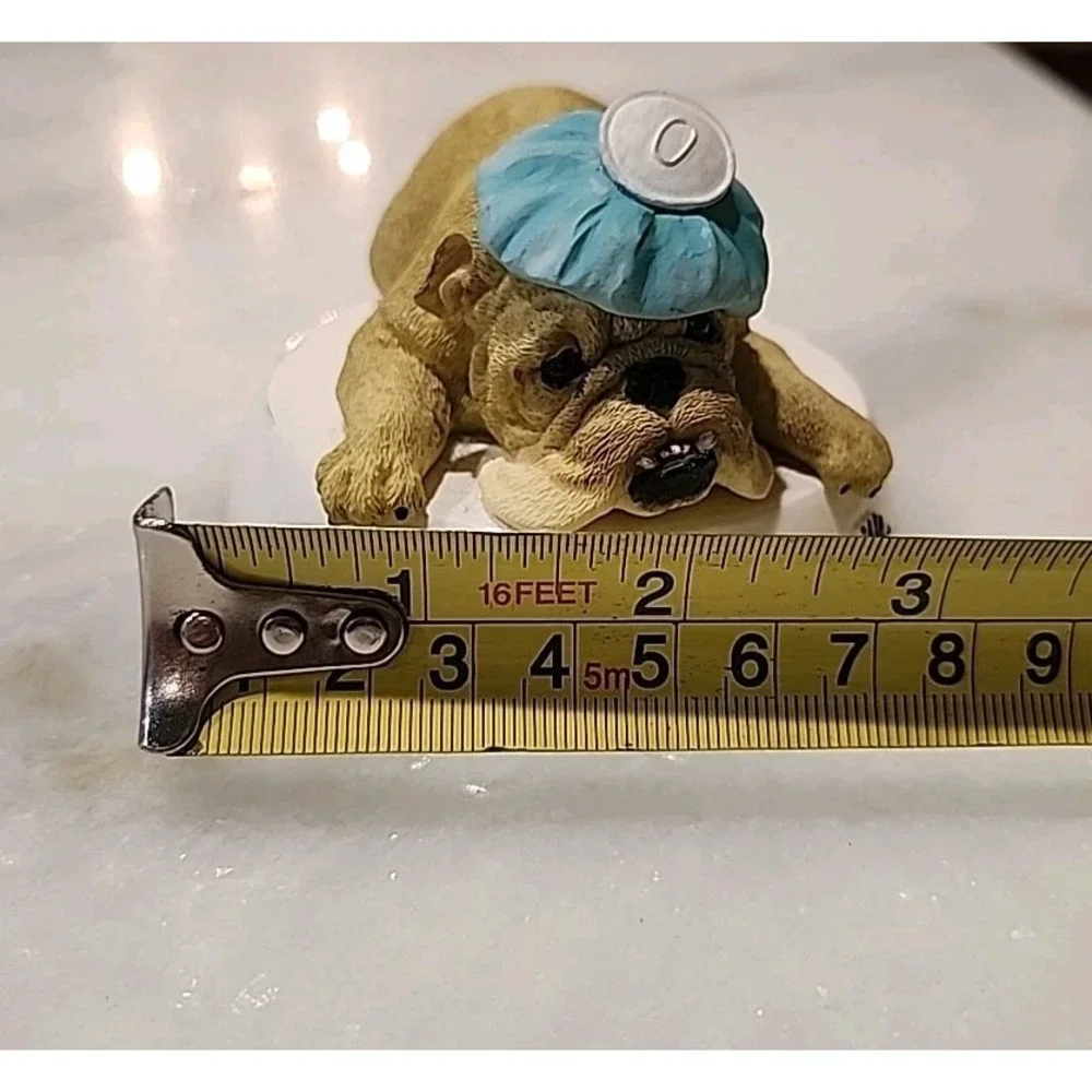 English Bulldog Zelda Hangover anthropomorphic Westland Had Beer Want Milk #4774